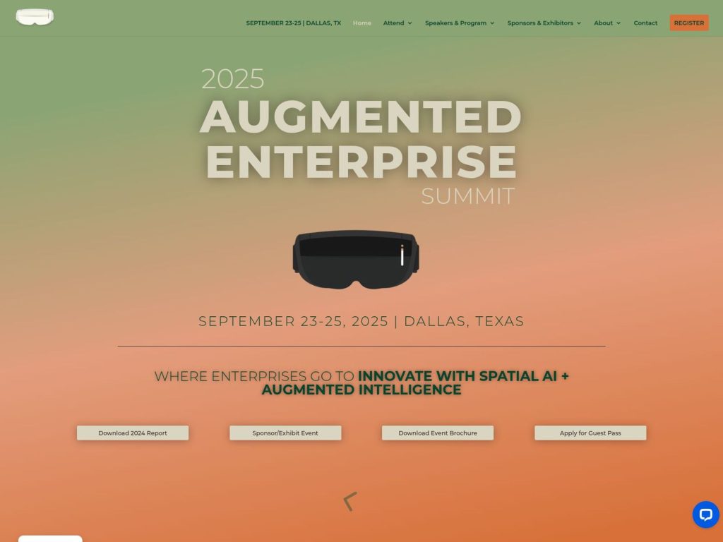 Augmented Enterprise Summit - Event screenshot