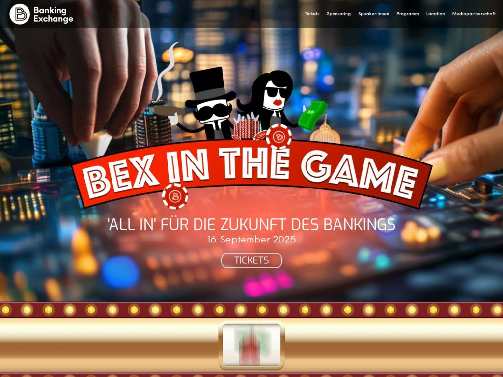 Banking Exchange 2025 - BEX of Change - Event screenshot