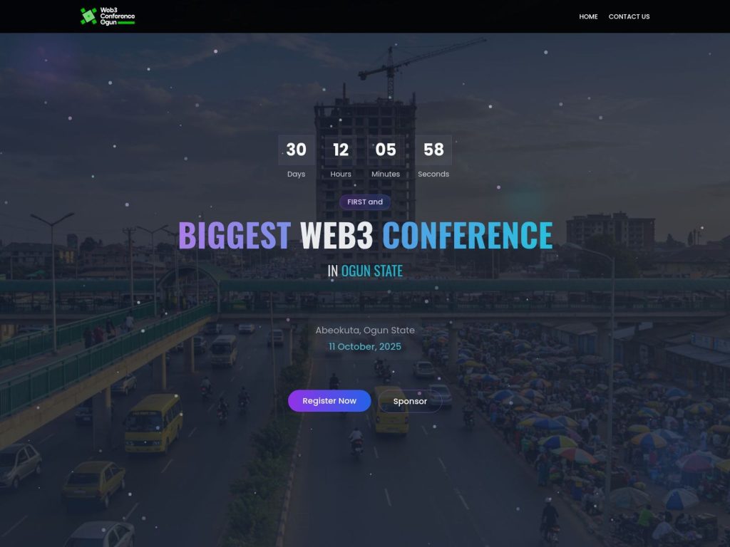 Biggest Web3 Conference - Web3 Conference Ogun 2025 - Event screenshot