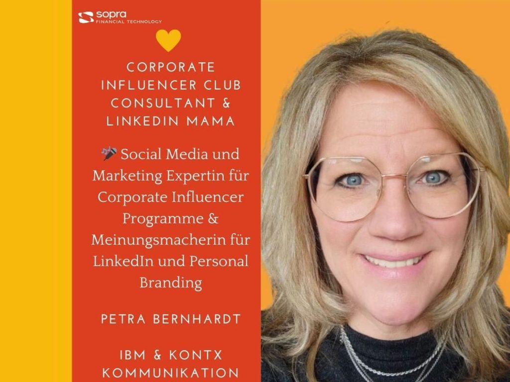 Corporate Influencer Talk bei Sopra Steria mit Petra Bernhardt - Event screenshot