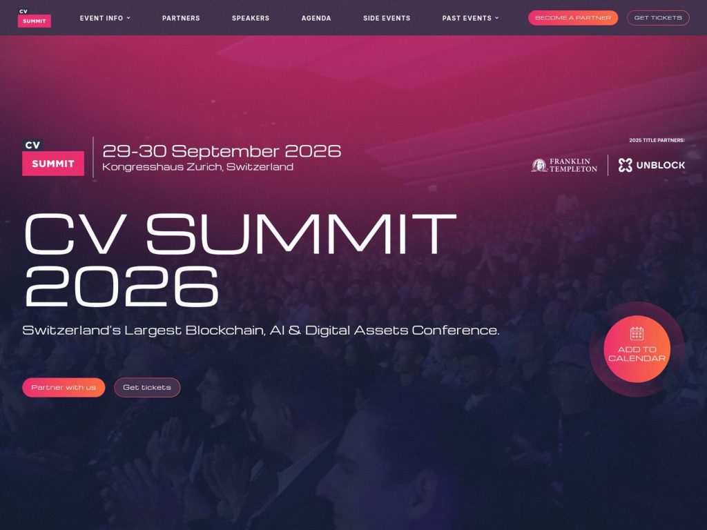 CV Summit 2026 website