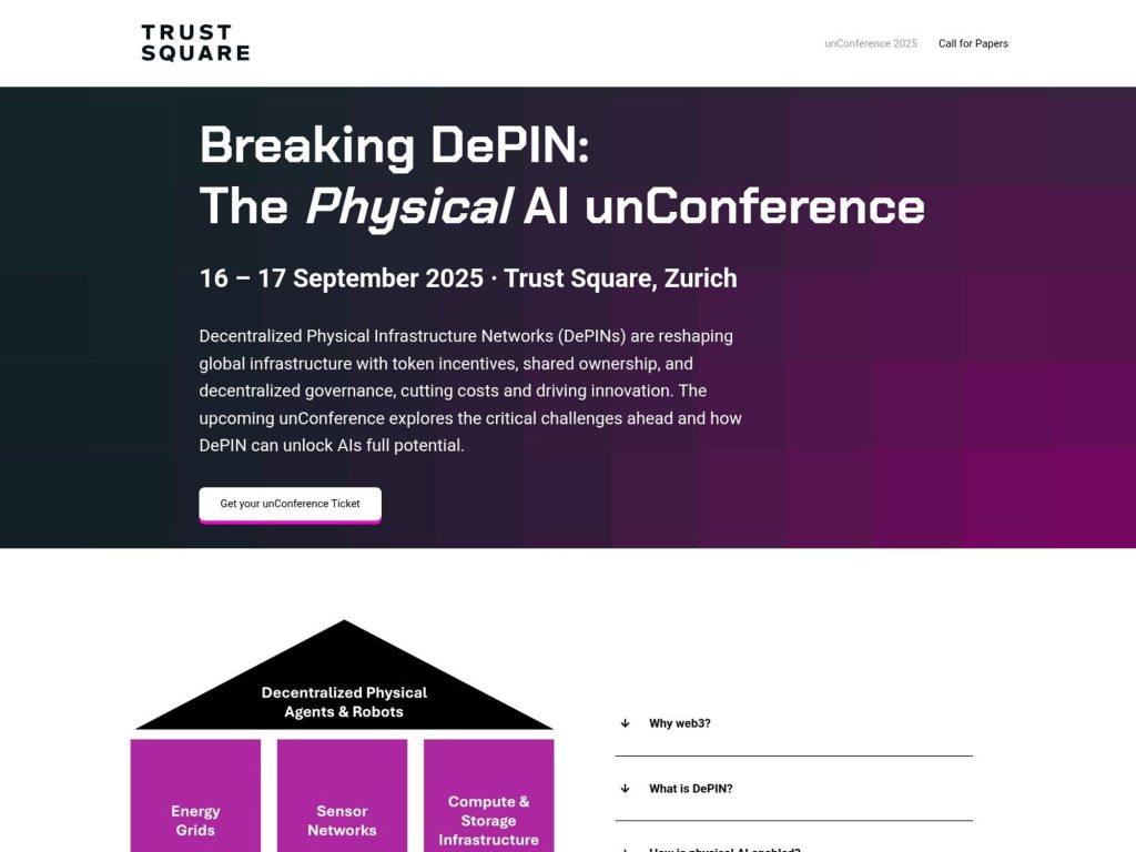 DePIN unConference - The Physical AI Unconference - Event screenshot