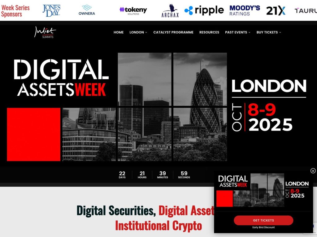 Digital Assets Week - Event screenshot