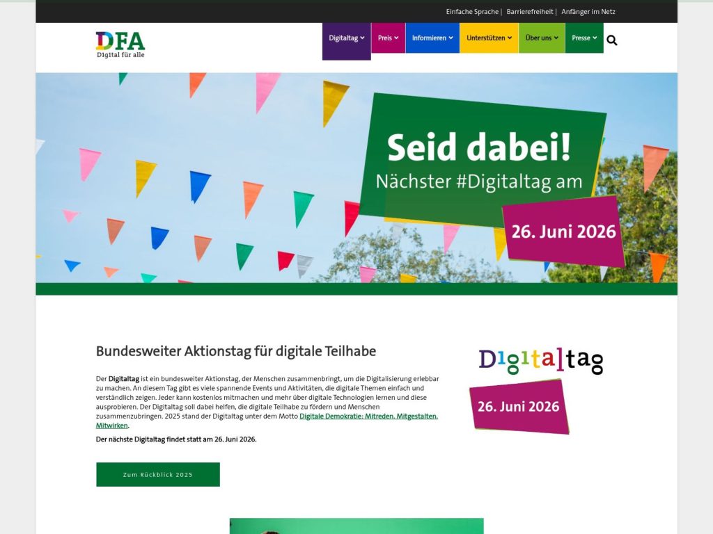 Digitaltag 2026 website
