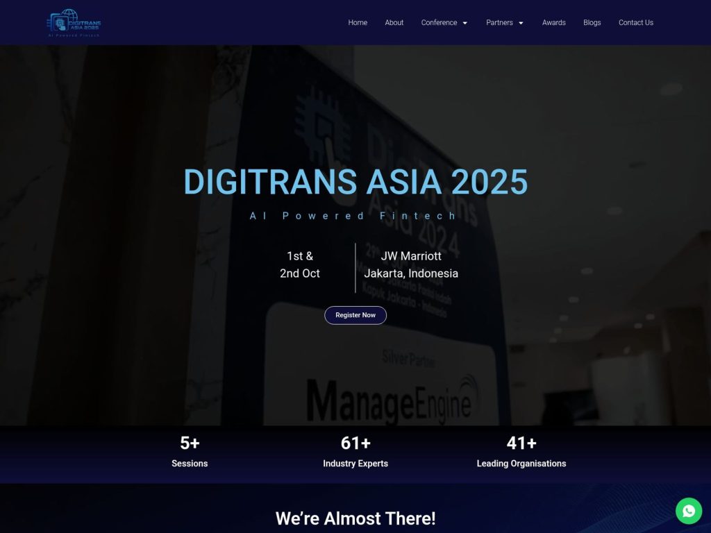 Digitrans Asia 2025 - Event screenshot