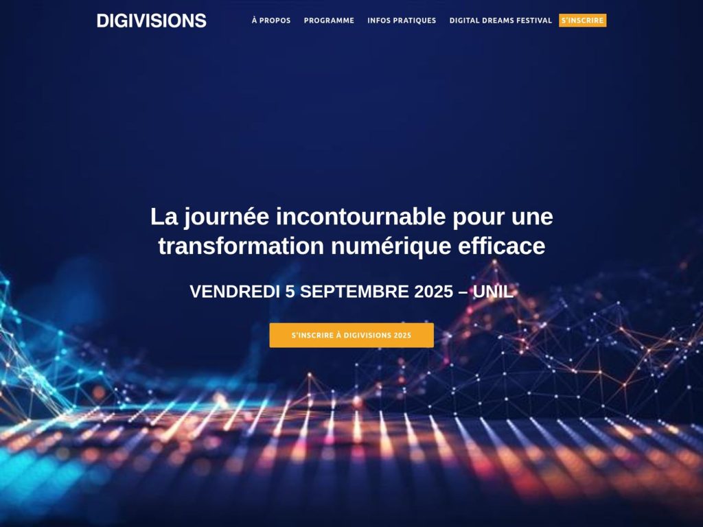 Digivisions - Journée entreprise & numérique - La journée incontournable pour une transformation numérique efficace - Event screenshot