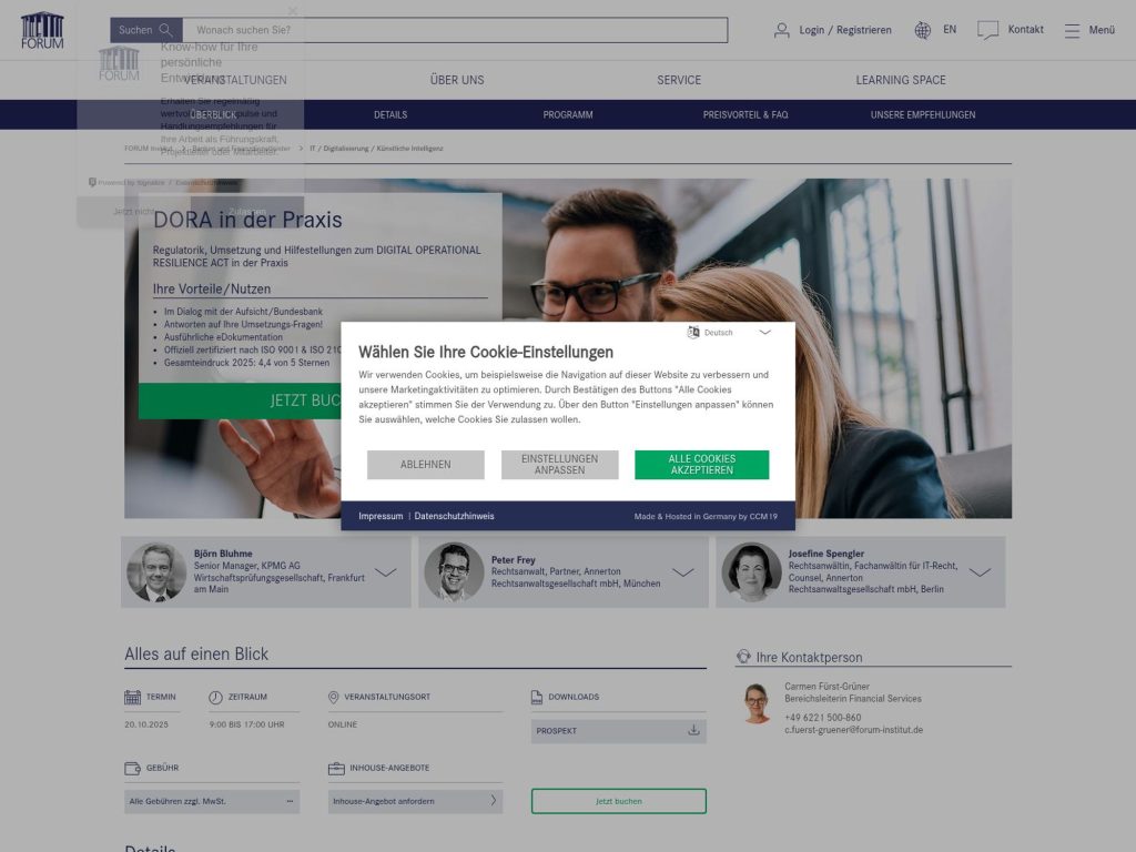 Dora in der Praxis - Event screenshot