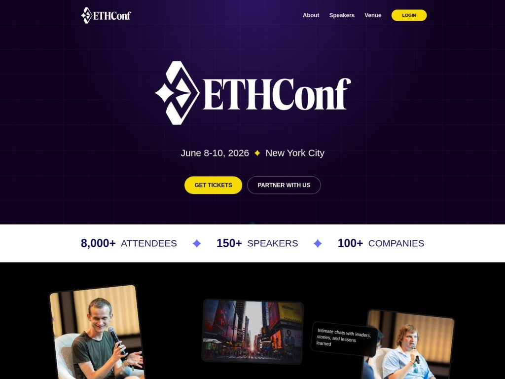 ETHConf website