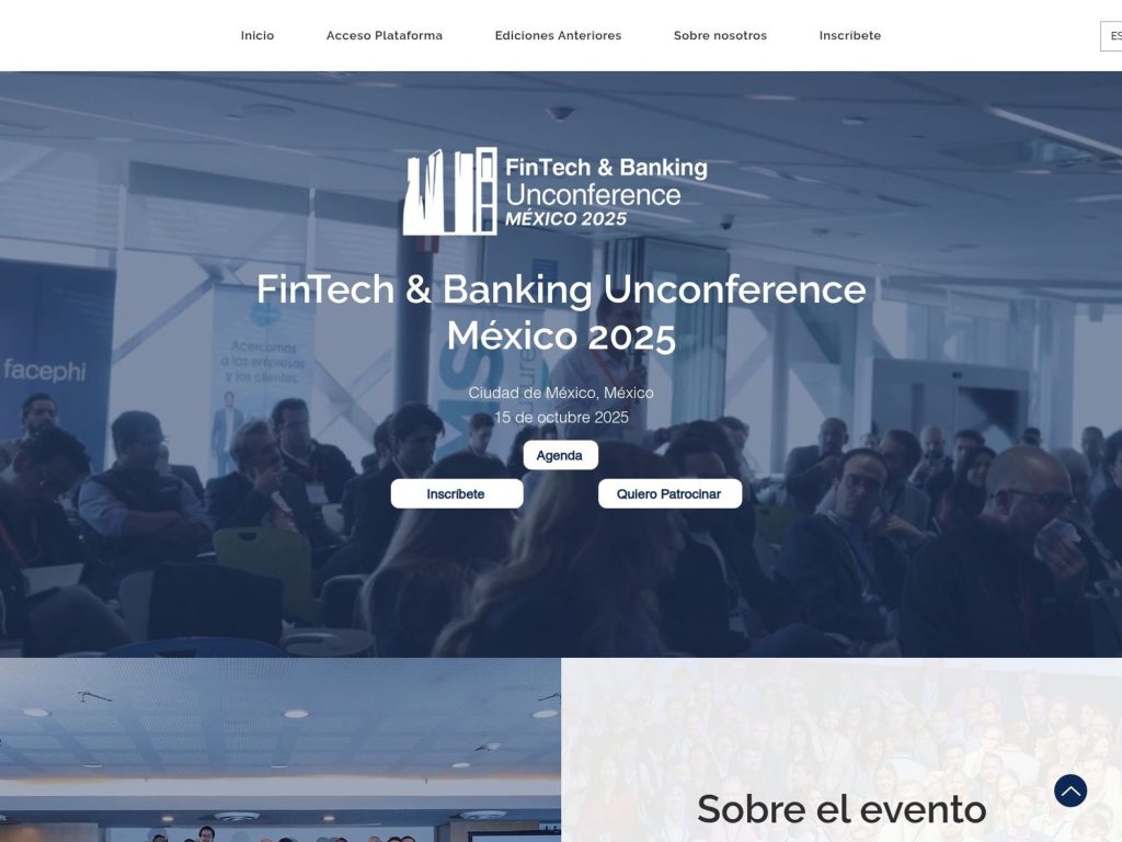 FinTech & Banking Unconference México 2025 - Event screenshot