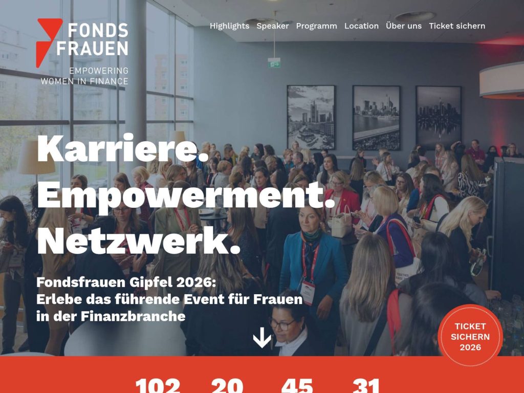 Fondsfrauen Gipfel 2026 website