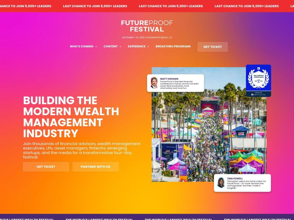 Future Proof Festival - Event screenshot