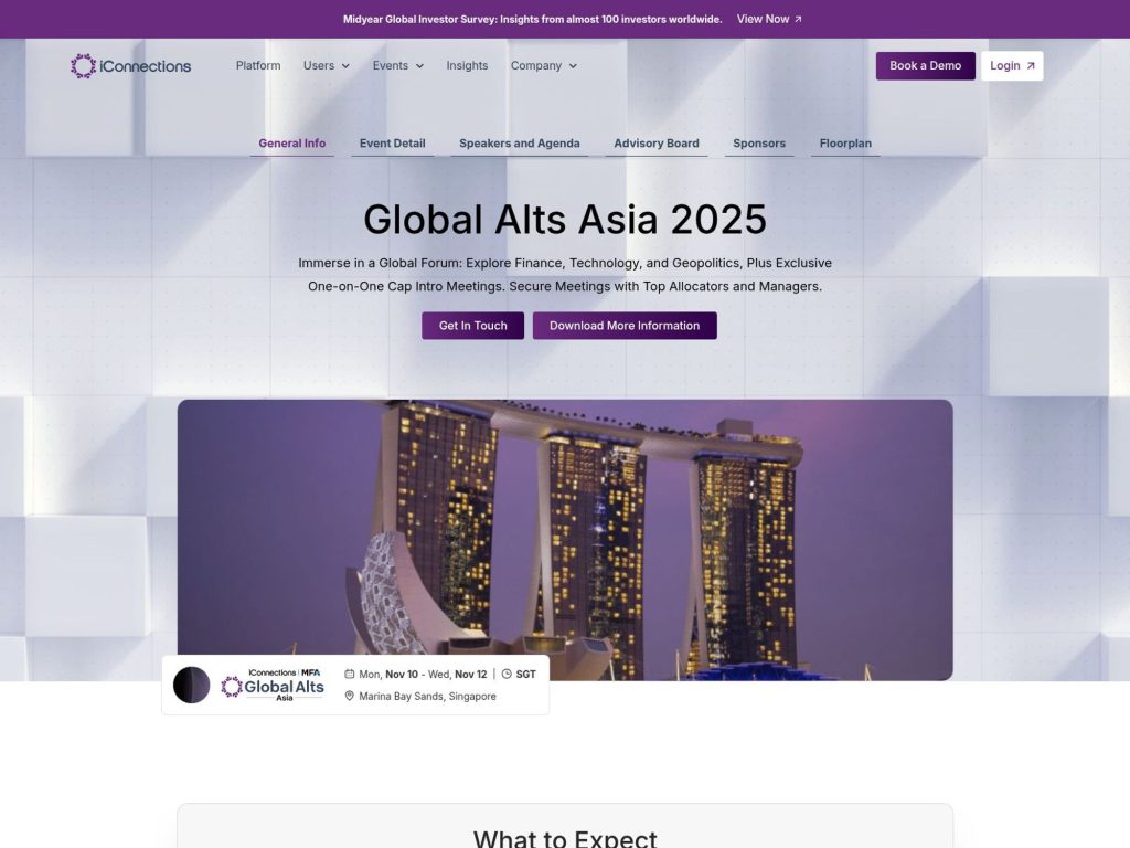 Global Alts Asia 2025 - Event screenshot