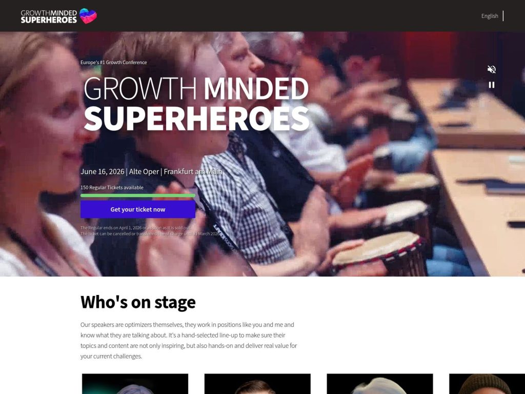 GMS 2026 - Growth Minded Superheroes website