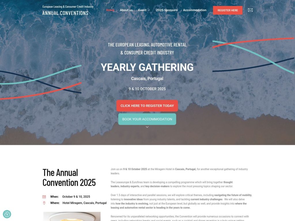 Leaseurope Annual Convention 2025 - Event screenshot