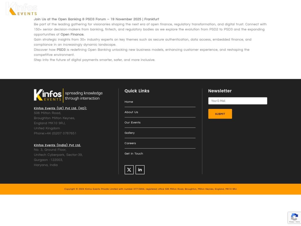 Open Banking & PSD3 Europe Forum website