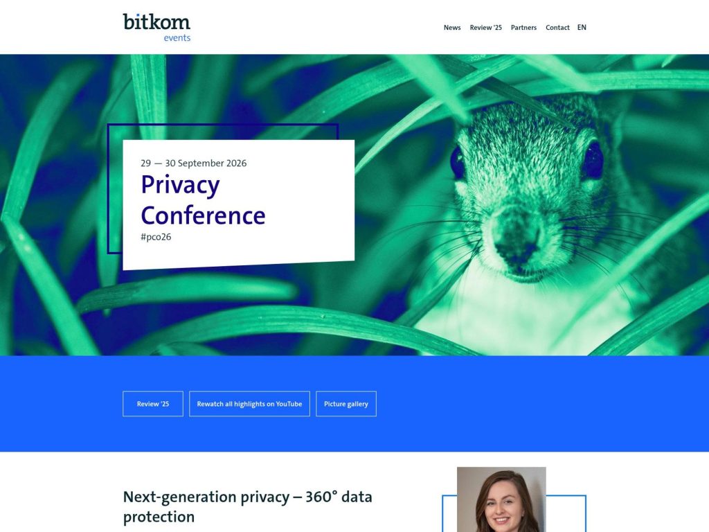 Privacy Conference 2026 website