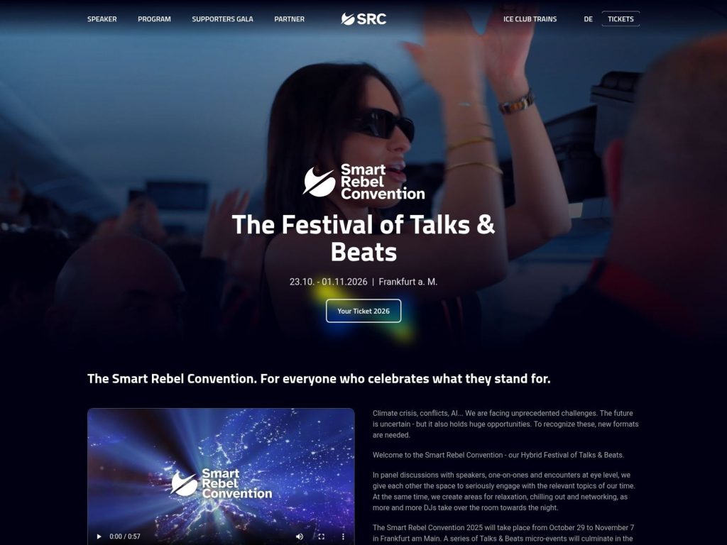 Smart Revel Convention 2026 website