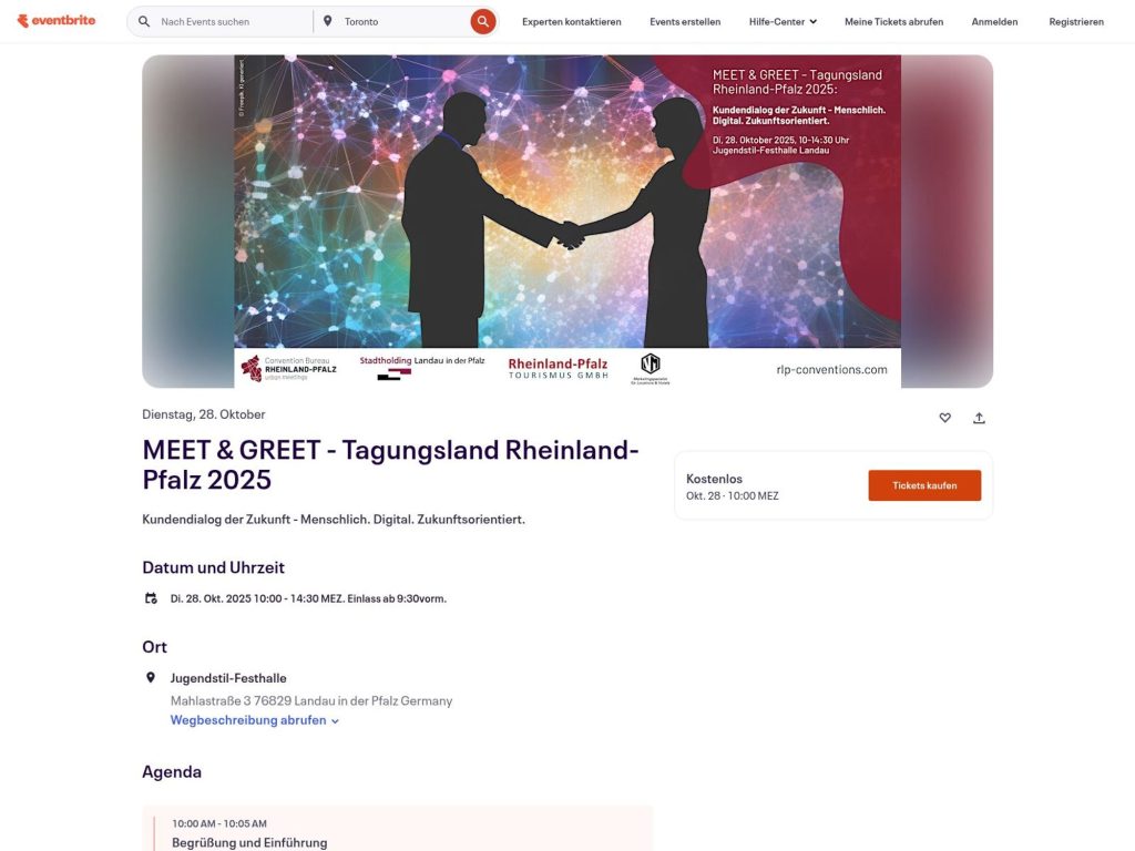 Tagungsland Rheinland-Pfalz 2025 - Kundendialog der Zukunft - Menschlich. Digital. Zukunftsorientiert. - Event screenshot