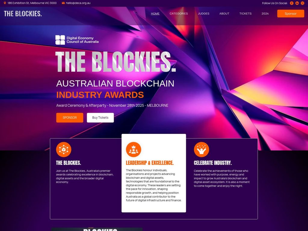 The Blockies - Australian Blockchain - Event screenshot