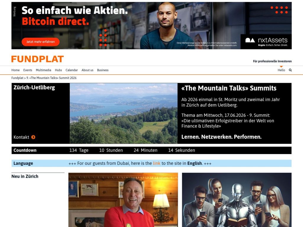 The Mountain Talk 9. Summit 2026 website