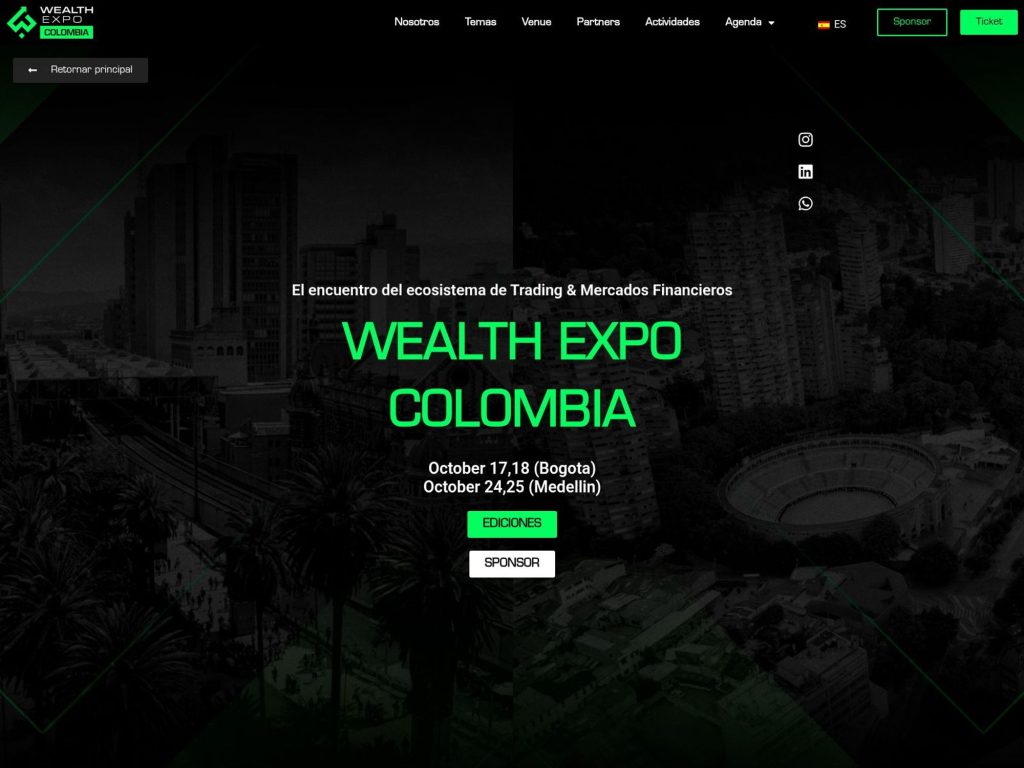 WEALTH EXPO COLOMBIA - Event screenshot