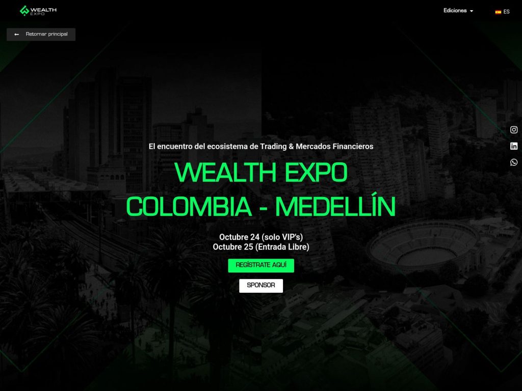 Wealth Expo Columbia - Medellin - Event screenshot