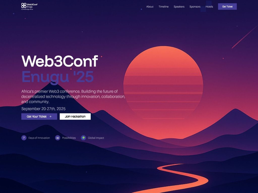 Web3Conf Enugu '25 - Event screenshot