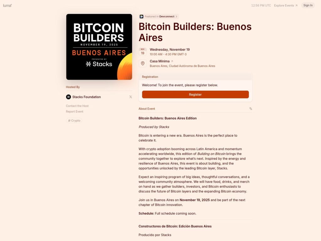 Bitcoin Builders - Event screenshot