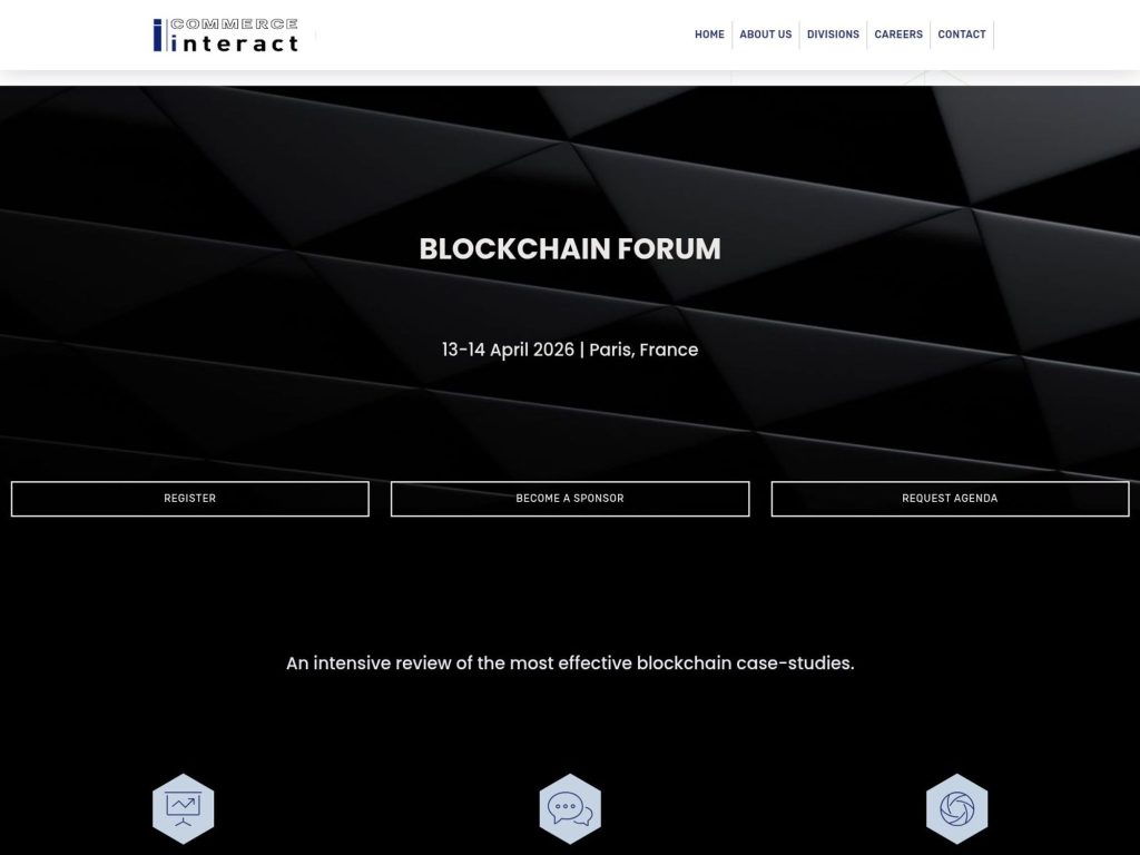 Blockchain Forum website