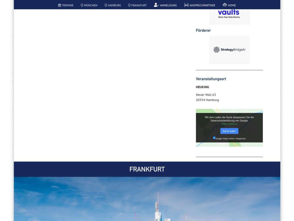 FINANCE Think Tank M&A-Berater website