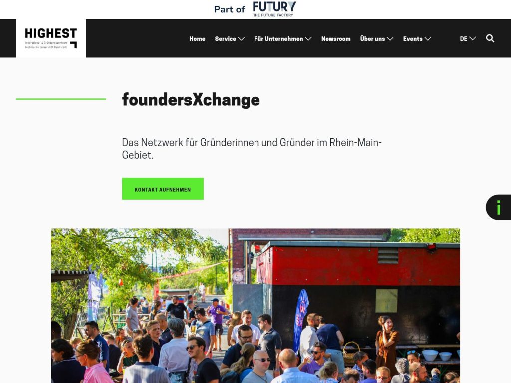 foundersXchange Sommerfest special 2026 website
