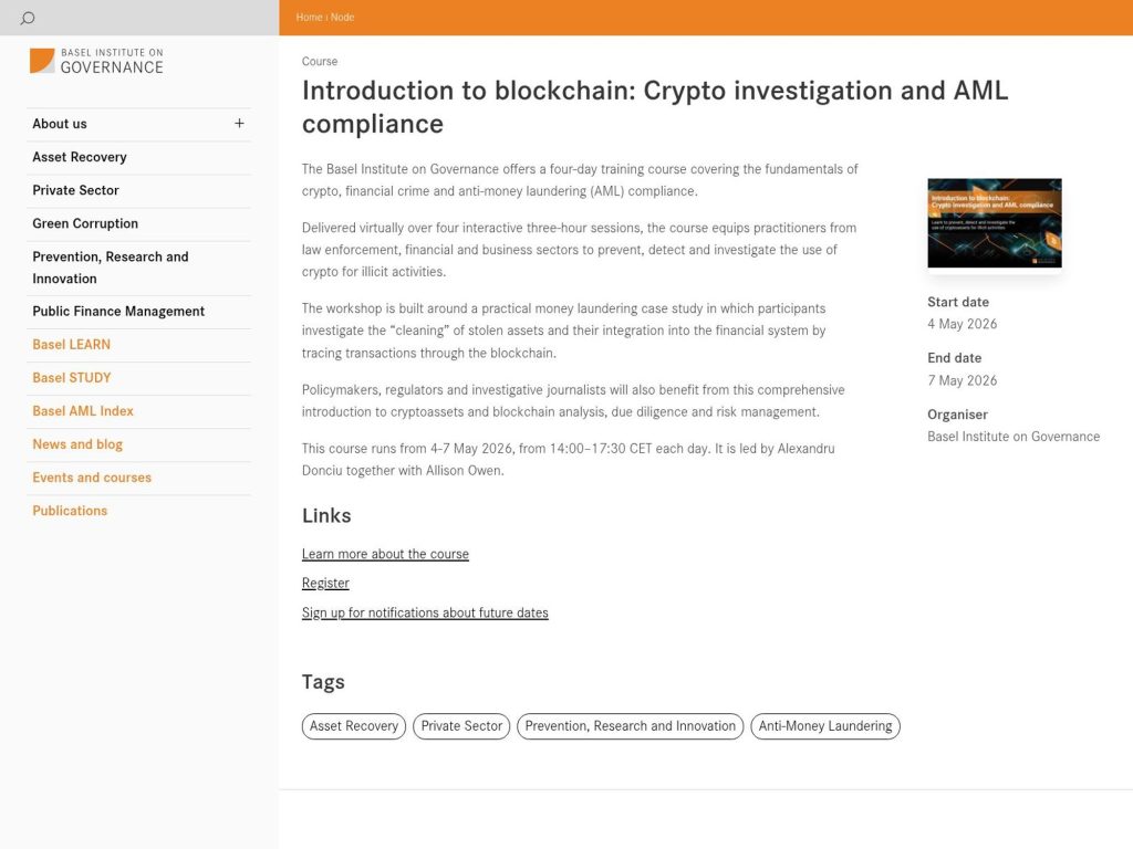 Introduction to blockchain website