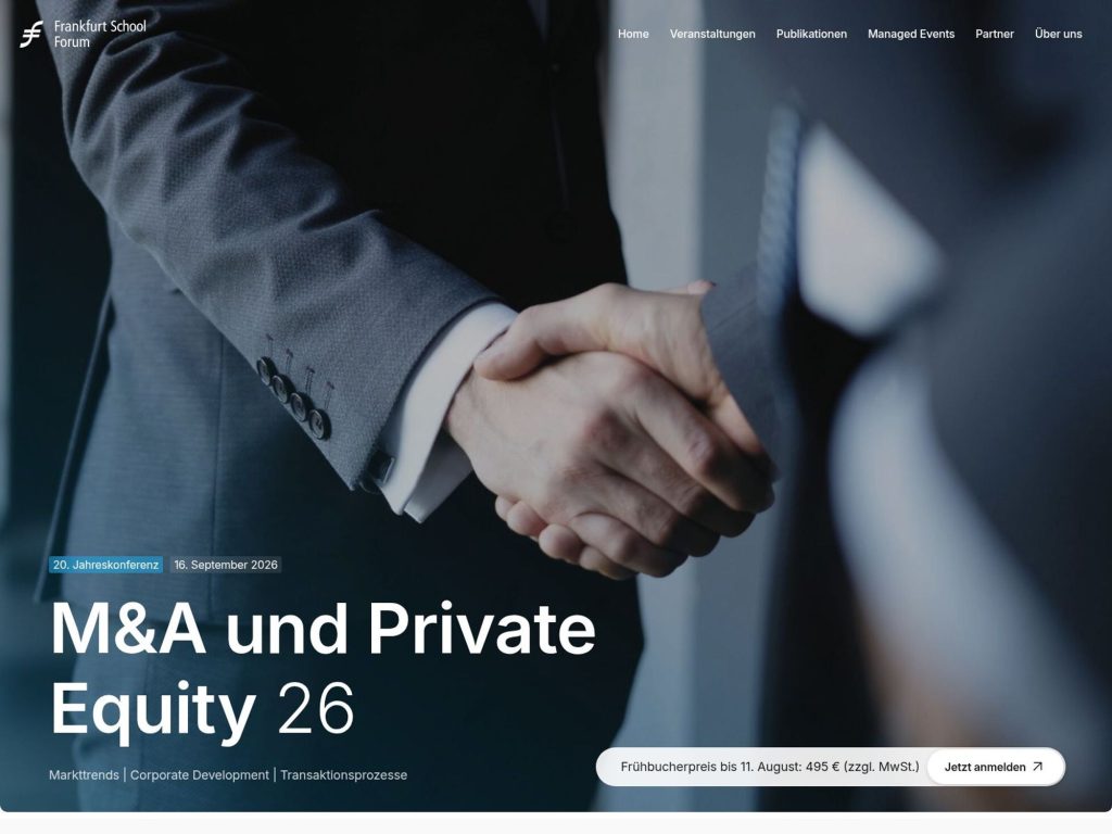 M&A und Private Equity 26 website