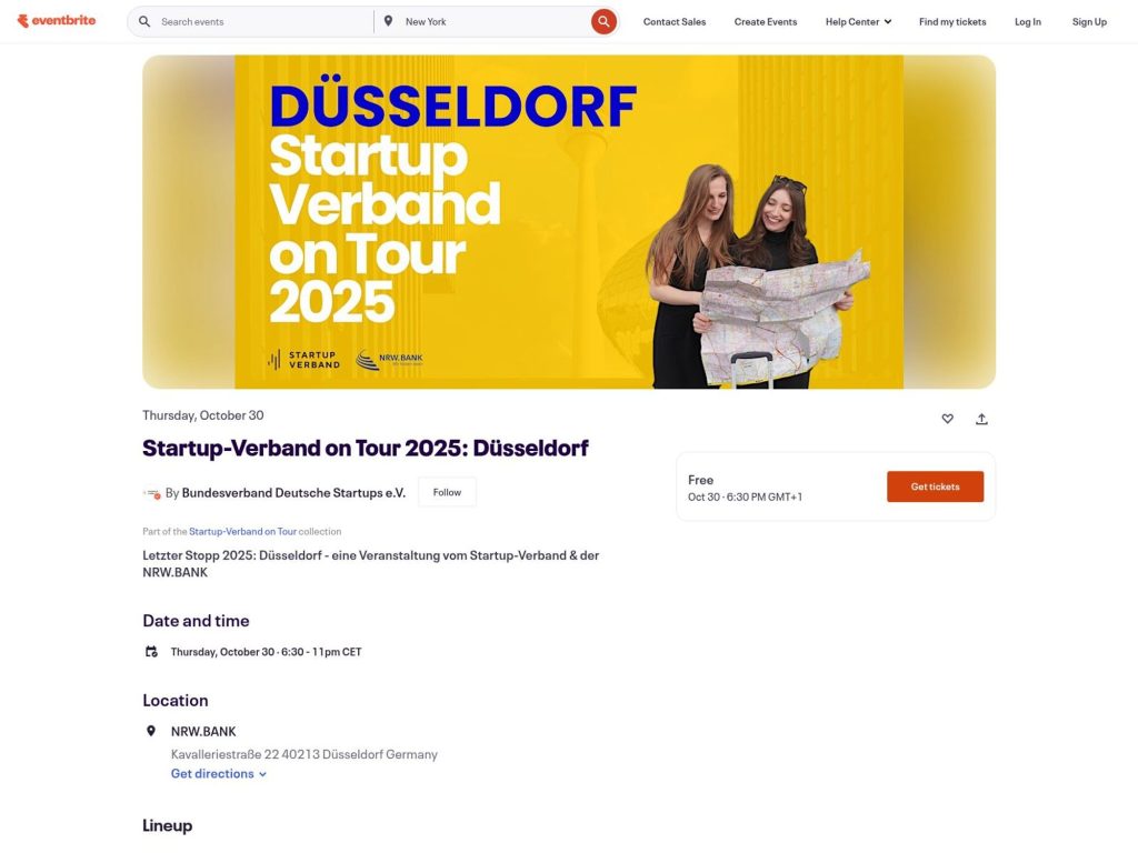 Startup-Verband on Tour 2025 - Event screenshot