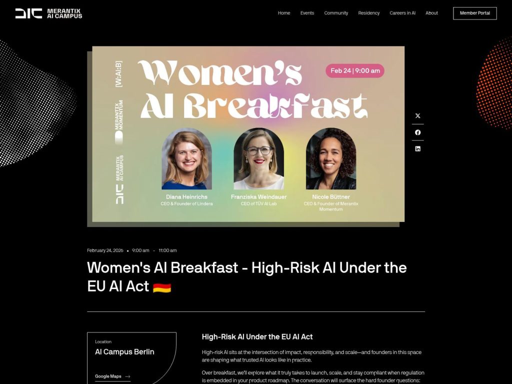 Women's AI Breakfast image