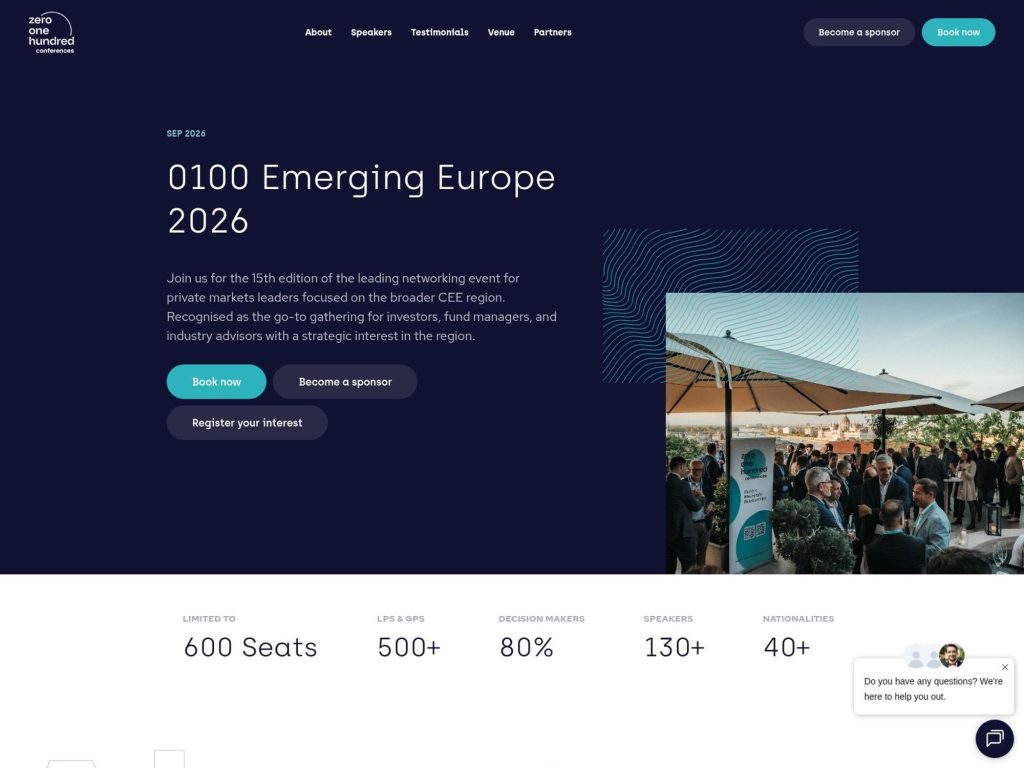 0100 Emerging Europe 2026 website