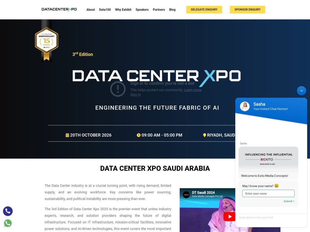 3rd Edition Of Data Center Xpo 2026 website