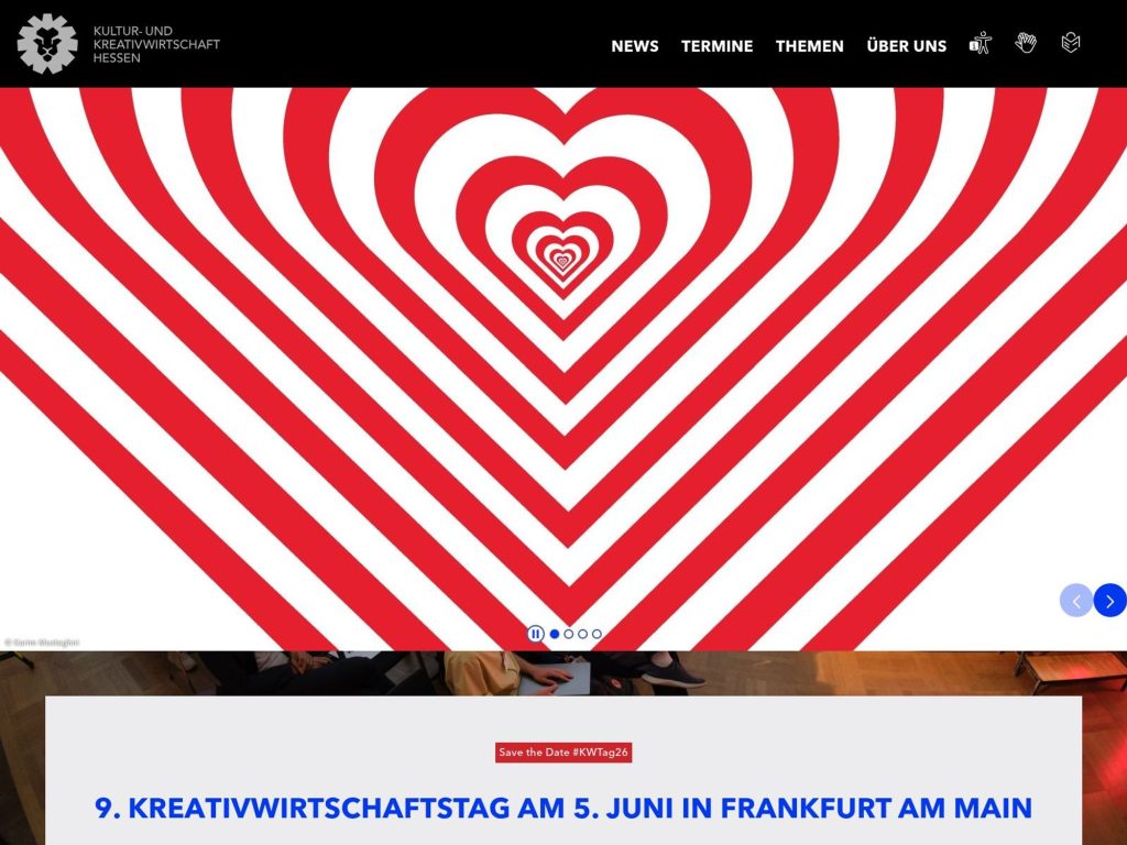 9. Kreativwirtschaftstag website