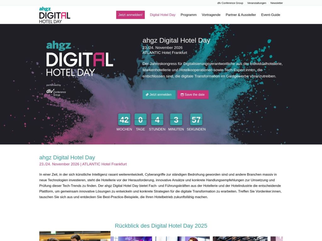 ahgz Digital Hotel Day website