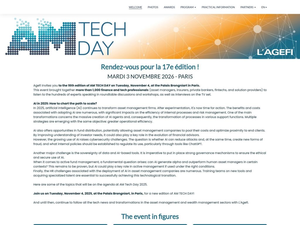 AM TECH DAY 2025 - Event screenshot