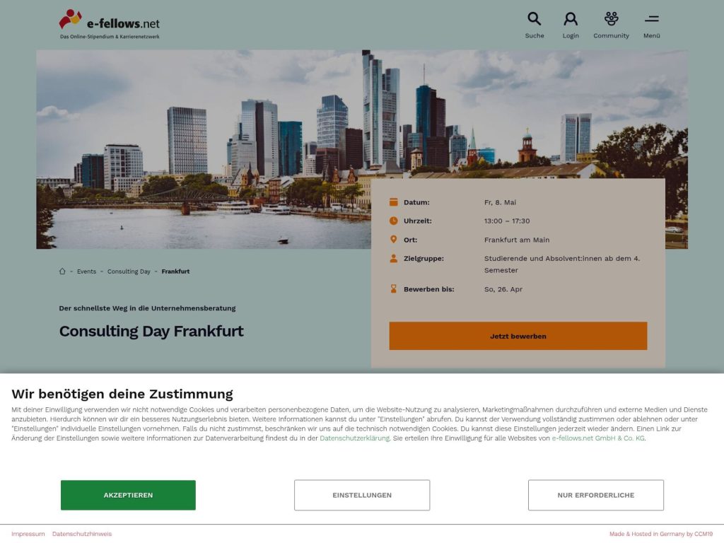 Consulting Day website