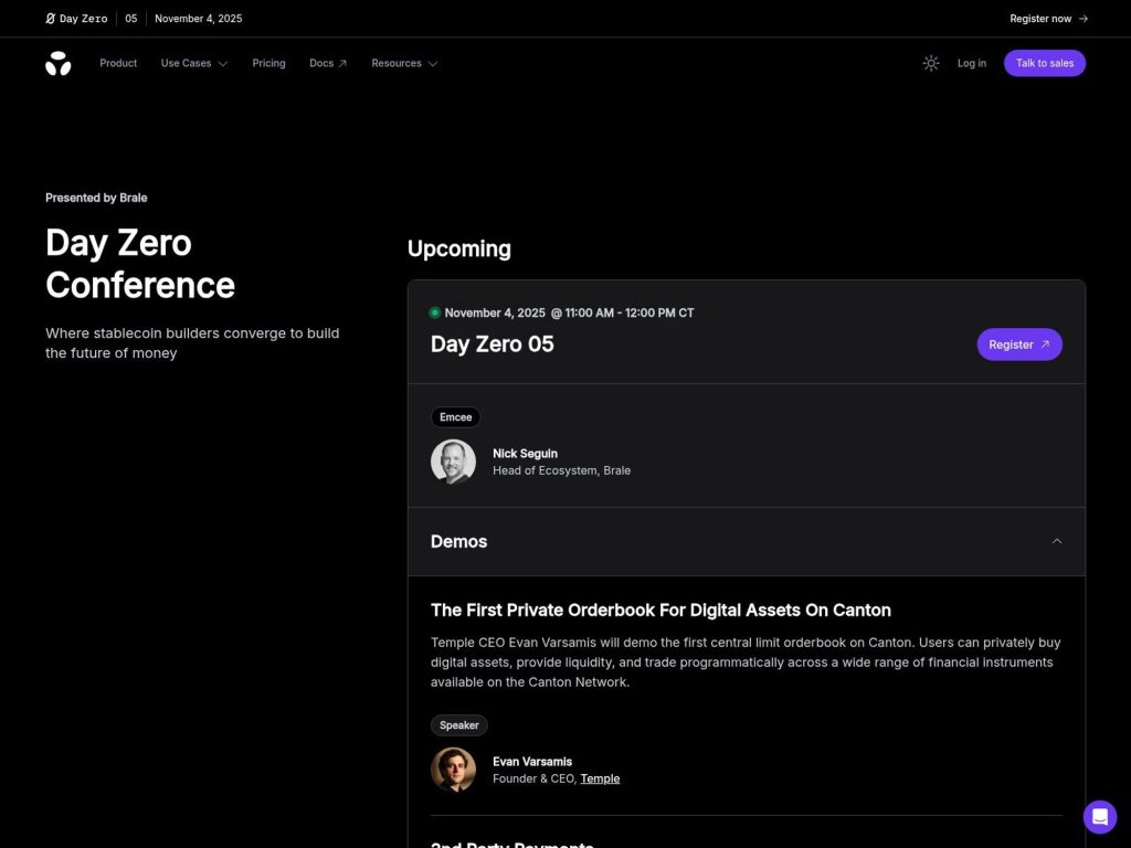 Day Zero Conference - Event screenshot