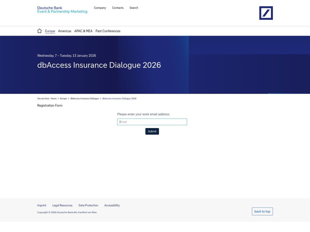 dbAccess Insurance Dialogue 2026 - Event screenshot