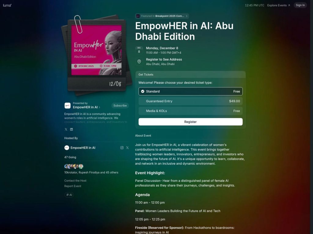 EmpowHER in AI image