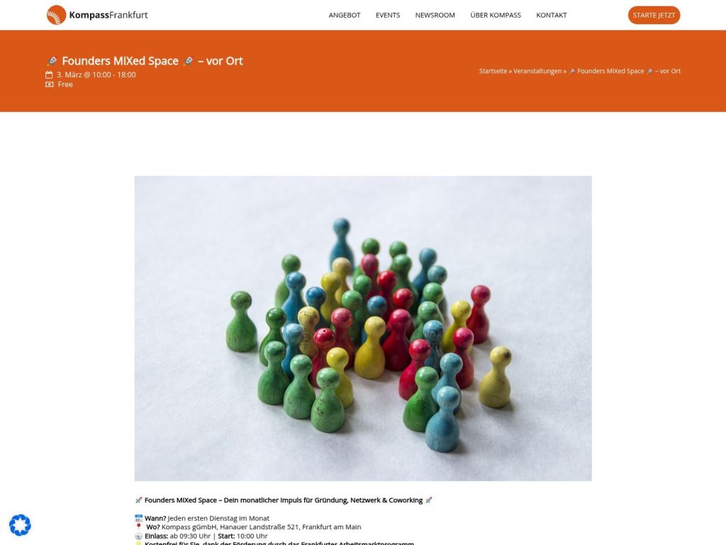 🚀 Founders MIXed Space 🚀 – vor Ort website