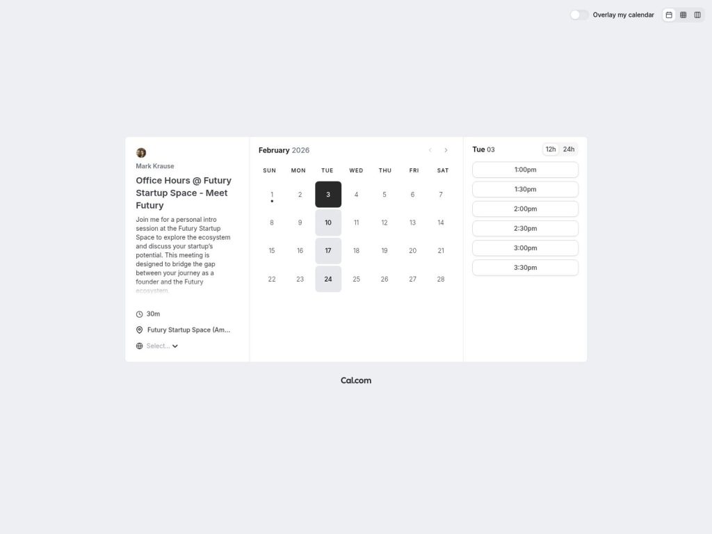 🚀 Futury Office Hours für Startups & Gründer website