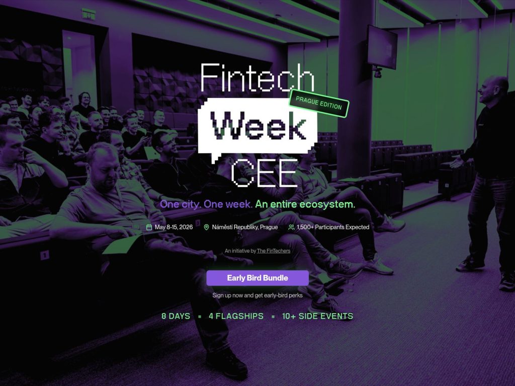 Fintech Week CEE Prague Edition website