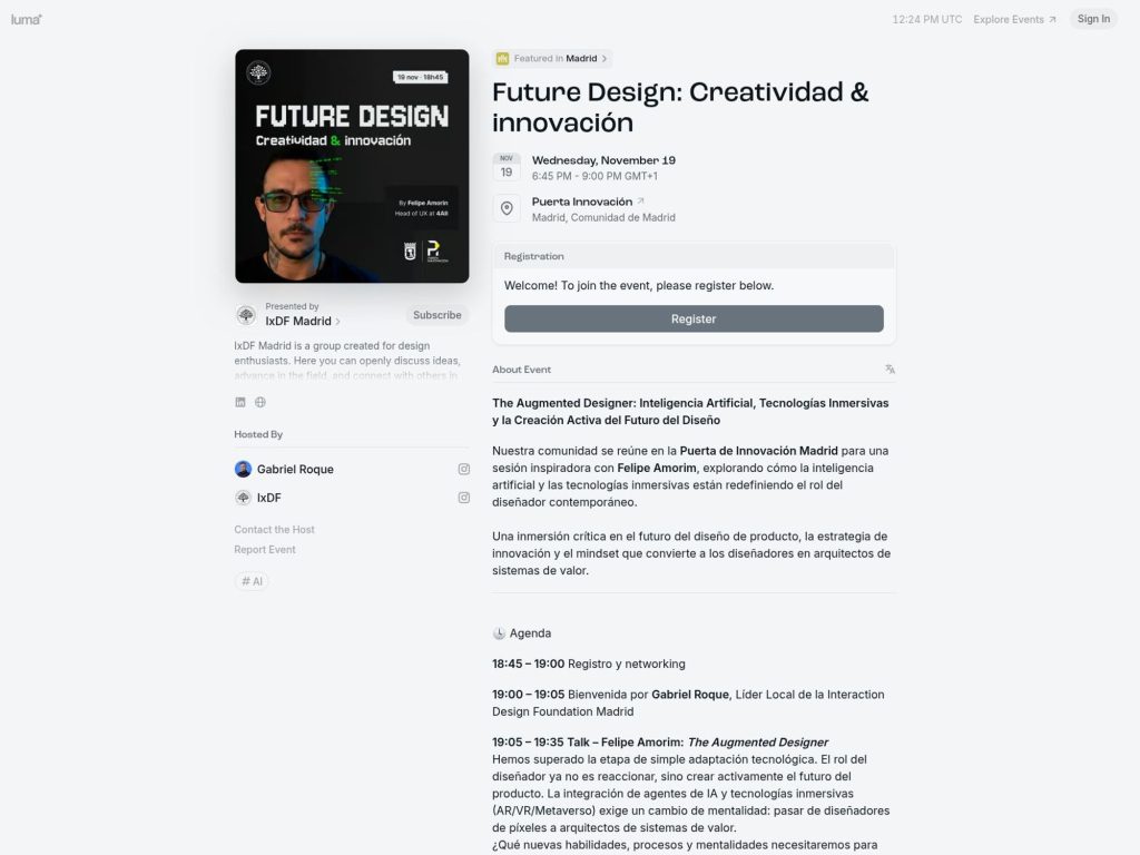 Future Design Creatividad & innovación - Event screenshot