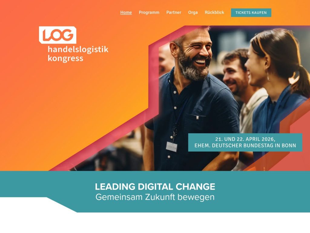 Handelslogistik Kongress 2026 website