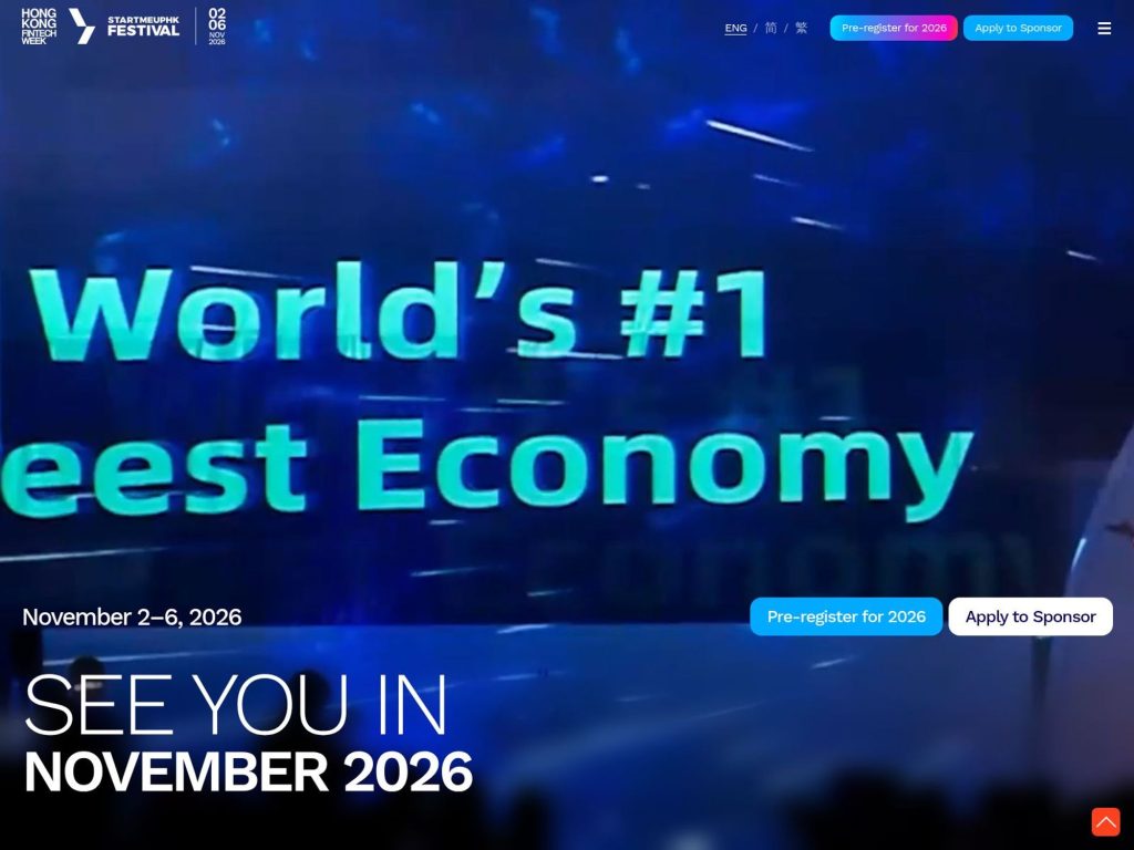 Hong Kong FinTech Week 2026 website